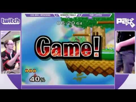 Mew2King vs Leffen Smash at PAX 3-0 THE KING IS BACK!!!