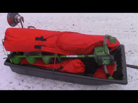 Ice Sled Towbar-Redneck Style