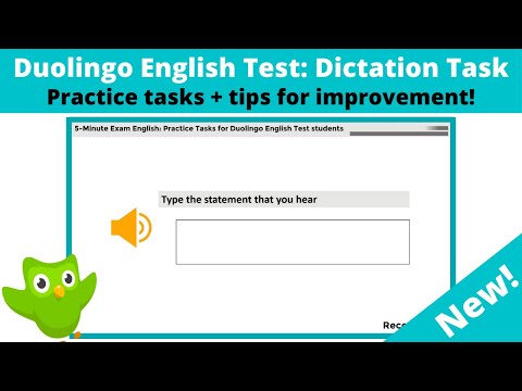 Duolingo English Test: Dictation Task | Practice Tasks + Tips for Improvement