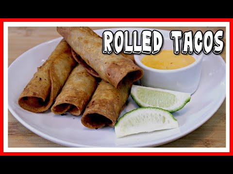 Copycat Rolled Chicken Tacos - NEVER eat 7-eleven...