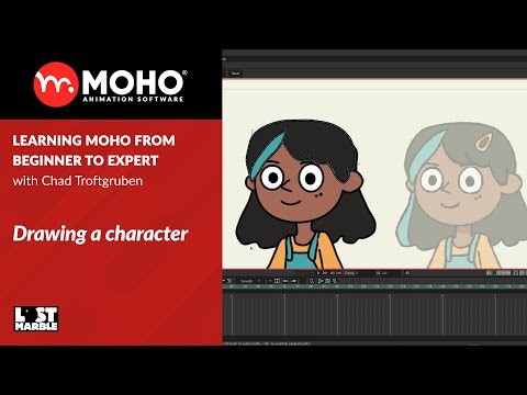 Part 21/38. Drawing a character - Learning Moho from beginner to expert