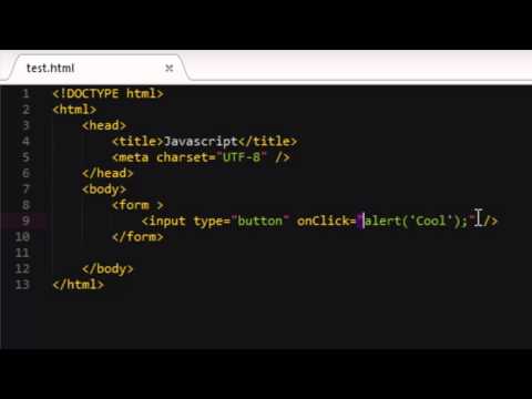 Javascript 27 L évènement onClick