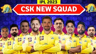 IPL 2023 | Chennai Super Kings Full Squad | CSK Full Squad 2023 | CSK Team New Players List 2023