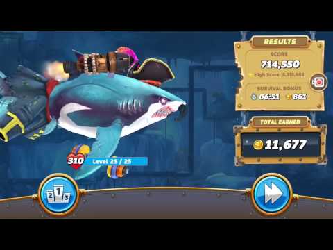 Hungry Shark World - XXL GREAT WHİTE (Arctic Ocean) | Mission Completed #5