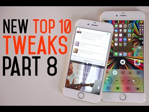 All NEW Top 10 iOS 8 Cydia Tweaks Part 8 - 8.1.2 Taig & Pangu Jailbreak Compatible