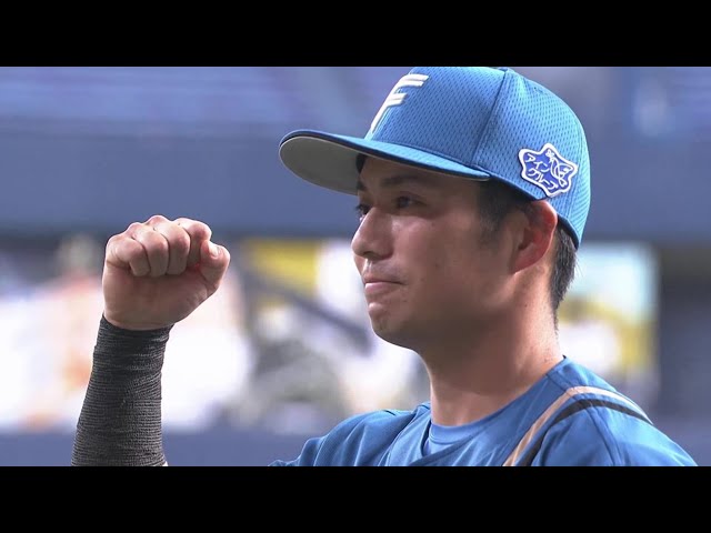 ファイターズ・上川畑大悟選手ヒーローインタビュー 4月8日 オリックス・バファローズ 対 北海道日本ハムファイターズ