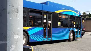 (Q111)(Q112)(Q113)(Q114) bus action at Jamaica Center
