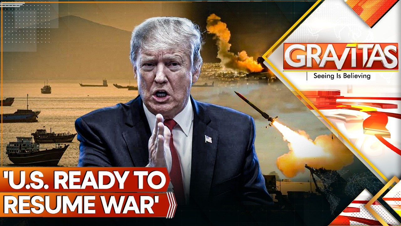 LIVE: Trump Threatens To Wipe Iran Off Map As War Returns For Control Of Hormuz | GRAVITAS
