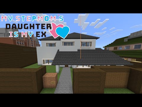 Alsshine - Minecraft LIVE Tutorial!: My Stepmom's Daughter is my Ex: House Build! **Anime Builds**