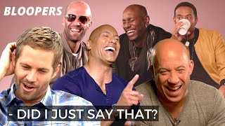 'Fast & Furious' BLOOPERS | Crack Up ☆ Gag Reel ☆ Awkward Moments | Funny Quotes