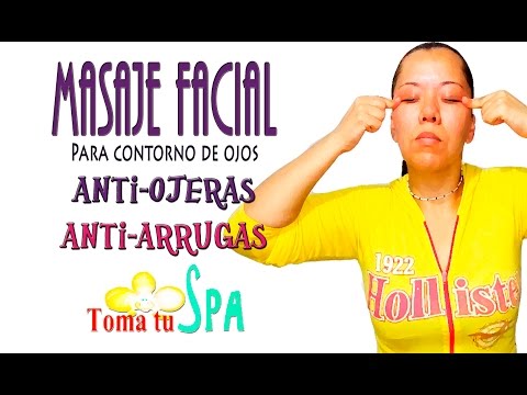 Masaje facial para contorno de ojos: antiarrugas y antiojeras