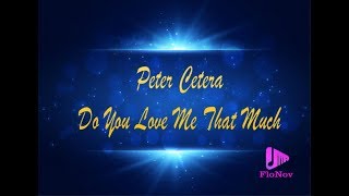 Peter Cetera - Do You Love Me That Much (Karaoke)