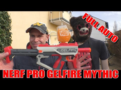 NERF PRO GELFIRE MYTHIC FULL AUTO GEL BALL BLASTER [Vorstellung + Schusstest | dertestmichel]