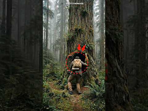 Secret Room Inside a Tree #shortsfeed