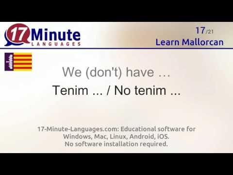 Learn Mallorcan (free language course video)