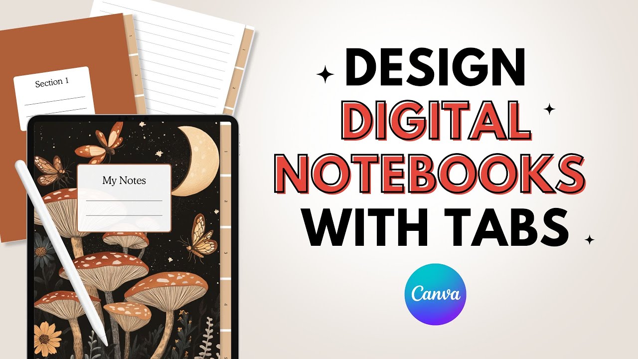 Design a Hyperlinked Digital Notebook in Canva – Step by Step