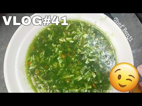 Seafood Spinach Soup / Easy Recipe / Pinoy Chef in Papua New Guinea / Vlog#41