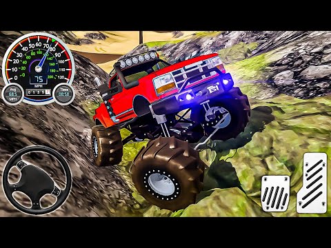 Extreme US Monster Truck Mud Crawler Rocks Driving - Offroad Outlaws Simulator -Android Gameplay