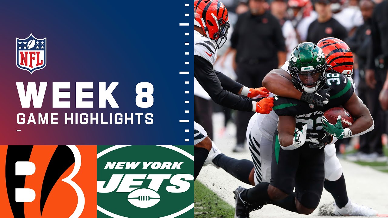 Bengals vs. Jets Week 8 Highlights | NFL 2021