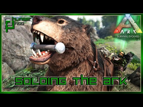 DIRE BEAR TAMING IN THE DANGEROUS REDWOOD FOREST! Soloing the Ark S6E30