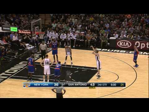 New York Knicks vs. San Antonio Spurs Highlights 12.10.2014