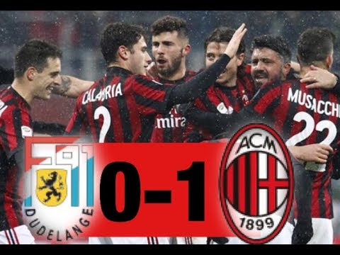 DUDELANGE 0-1 MILAN 20/09/18