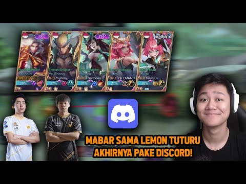 MAIN SAMA LEMON TUTURU PAKE DISCORD! PARA LEGEND BERSATU AUTO BANTAI - Mobile Legends