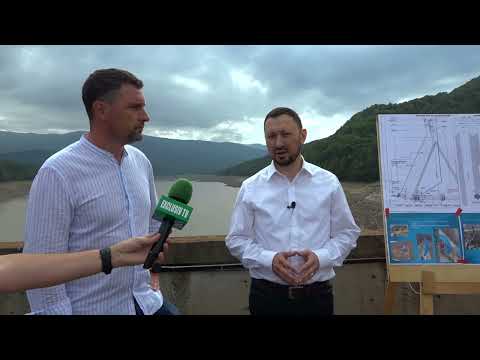 Vizita de lucru a ministrului Mircea Fechet la Barajul Poiana Uzului, județul Bacău, 14 iulie 2023