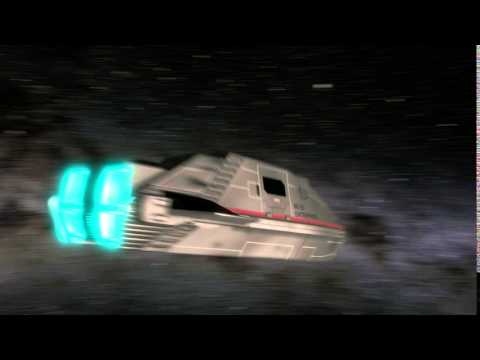 NX-01 Shuttlepod 1 Flying by