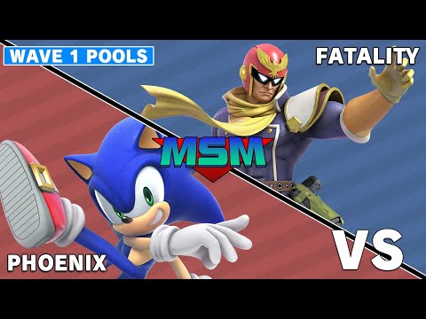 Offline MSM 240 - SDR | Phoenix (Sonic, Greninja) VS Fatality (Captain Falcon) Wave 1 Pools