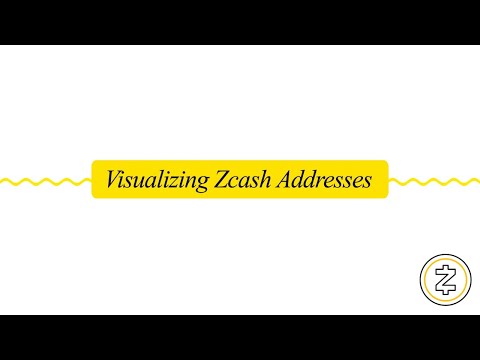 Visualizing Zcash Addresses