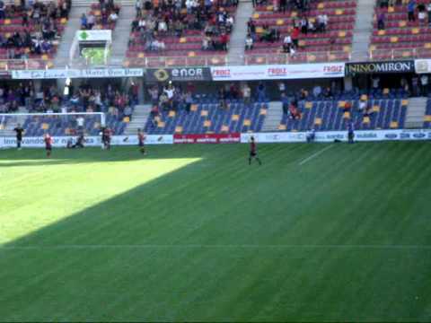 Primer gol del Pontevedra frente al Alcalá