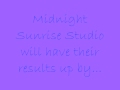 Update on Midnight Sunrise Studios 