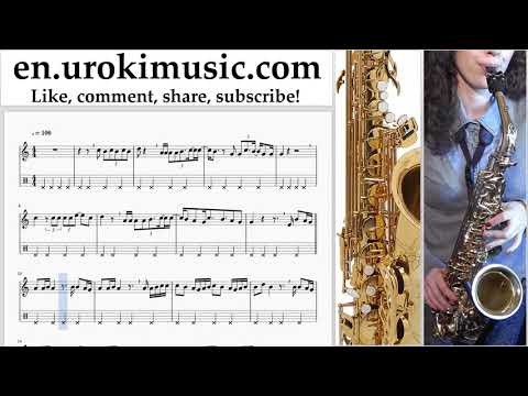 How to Play Saxophone (Tenor) Felipe Pelaez feat. Maluma - Vivo Pensando En Ti Tabs um-i352