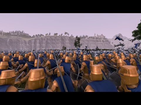19.000 Heavy Knights vs 20.000 Golden Knights- Ultimate Epic Battle Simulator 2- UEBS 2