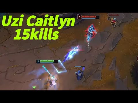 UZI CAITLYN VS TRISTANA , BEST ADC IN THE WORLD!