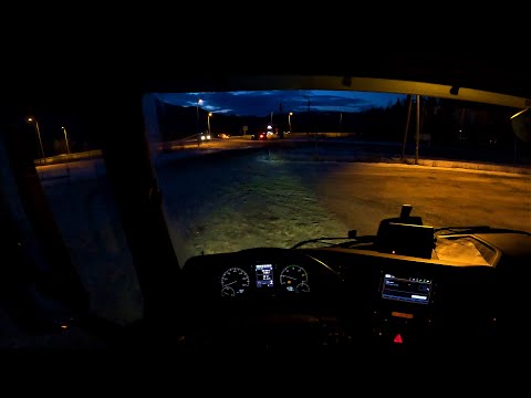 (4K) POV Truck Driving Mercedes-Benz Actros in Norway