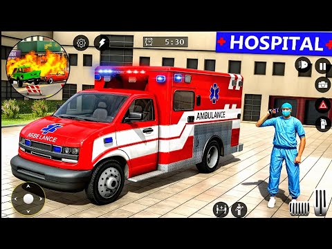Ambulance Rescue City Driving 3D - 911 Emergency Rescue Van Simulator GamePlay