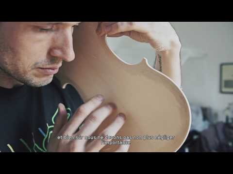 Galen Hartley builds a violin
