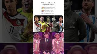 Será q Messi se tornará o maior artilheiro da história do Mundial? 🐐☠️ #messi #ronaldo #cr7 #futebol