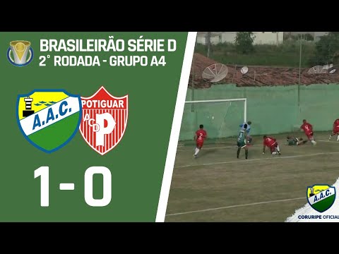 Coruripe 1x0 Potiguar/RN | 2° RODADA - BRASILEIRÃO SÉRIE D 2020