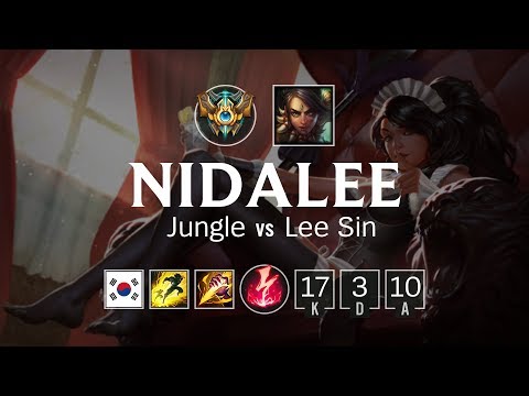 Nidalee Jungle vs Lee Sin - KR Challenger Patch 8.13