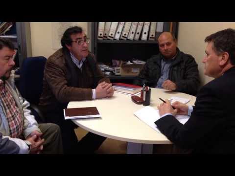 Diputación de Segovia - Visita Institucional a  Fuente El Olmo de Fuentidueña