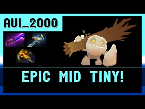 Dota 2 VOD Aui_2000 Tiny | Full Game Pro MID Guide Gameplay