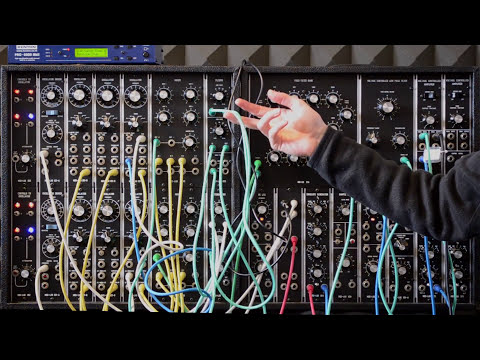 Cymbal synthesis tutorial, Mos Lab, moog modular synthesizer, Behringer.
