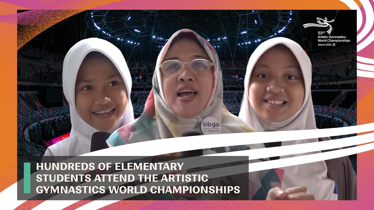Hundreds of Elementary Students Attend the Artistic Gymnastics World Championships