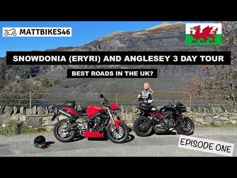 A 3 day motorcycle tour around Snowdonia and Anglesey, UKs Best Roads? Episode 1