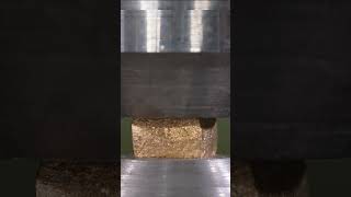 Download lagu Real Gold Cube vs. 150 Ton Hydraulic Press! 😱🪙💥 #hydraulicpress #gold #satisfying #metal mp3