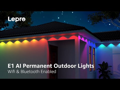 Lepro E1 AI Permanent Outdoor Light – Brighten Every Season with AI Lighting