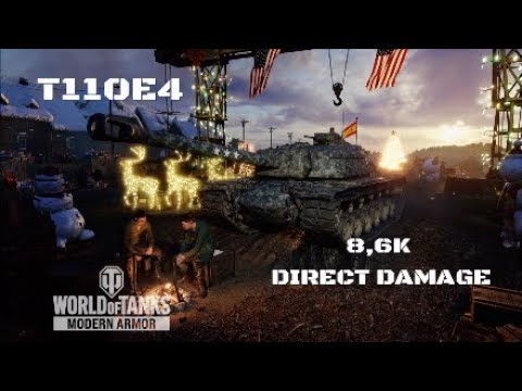 T110E4 in murovanka: 8,8K direct damage :Wot console - World of Tanks